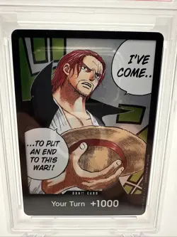 2023 One Piece OP02 English Don!! Card Alternative Art Shanks Psa 9 Mi T - Image 2