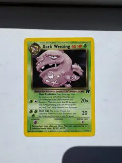 Pokemon Card TCG Vintage - Dark Weezing Team Rocket Set 31/82 Rare - Image 1