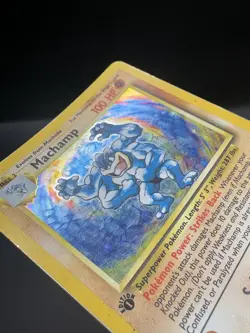 Machamp Holo - 8/102 - 1st Edition Base Set - Pokemon Card Rare MP - Image 4