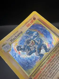Machamp Holo - 8/102 - 1st Edition Base Set - Pokemon Card Rare MP - Image 5