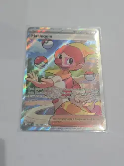 Pokemon TCG Harlequin White Flare Full Art Card 163/086 Ultra Rare - Image 1