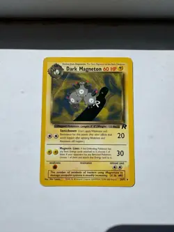 Pokemon Card - Dark Magneton Team Rocket 28/82 Rare NM - Image 1