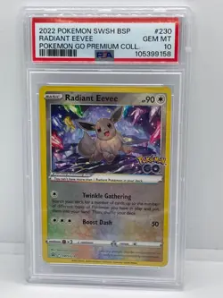 Radiant Eevee SWSH230 SWSH: Sword & Shield Promo Cards Holo - Image 1