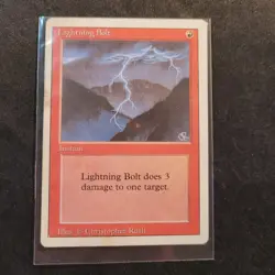 Magic the Gathering Lightning Bolt Revised & CIRCLE OF PROTECTION WHITE - Image 4