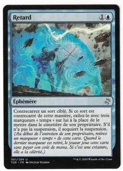 ►Magic-Style◄ MTG - Retard / Delay - FRENCH Time Spiral Remastered - Good/EX - Image 1