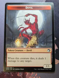 Token - Devil - MTG - MID - 006/019 - Image 1