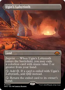 Ugin's Labyrinth (Borderless) [Modern Horizons 3] - Image 1