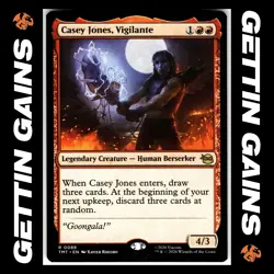 Casey Jones, Vigilante - 0088 - R - Non-Foil - TMNT - MTG - NM/M - Image 1
