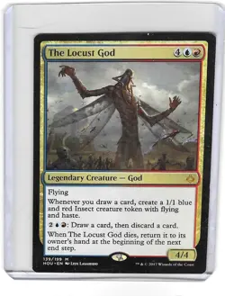 The Locust God #139 M -NM - Magic the Gathering - Regular - MTG - Image 1