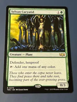1x SYLVAN CARYATID - Commander - MTG - Magic the Gathering - Image 1
