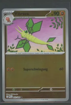 Vibrava Reverse Holo | Fatale Flammen 052/094 PFL | Pokemon Karte Deutsch NM - Image 1