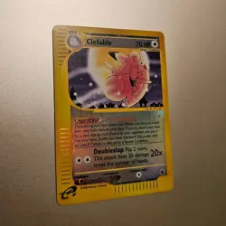 Pokemon Expedition Clefable 41/165 Reverse Holo E-Reader Minty Collectors Piece - Image 1