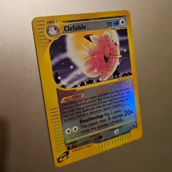 Pokemon Expedition Clefable 41/165 Reverse Holo E-Reader Minty Collectors Piece - Image 2