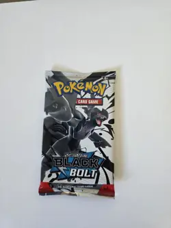 Pokemon Scarlet & Violet Black Bolt Booster Pack Sealed 10 Cards TCG - Image 1