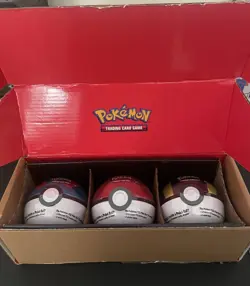 Pokemon TCG: Poke Ball Tin 3-Pack Bundle & 2 Tins | Factory Sealed - Image 1