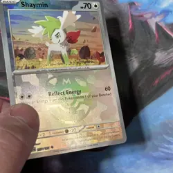 Pokemon TCG Shaymin Master Ball Pattern Holo 087/131 Prismatic Evolutions 2025 - Image 3