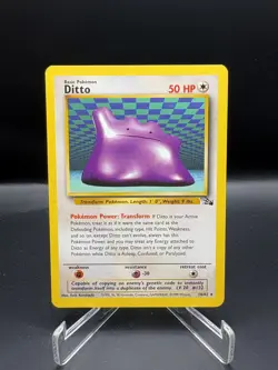 Pokemon TCG | Ditto 18/62 | Fossil Rare | LP+ - Image 1