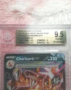 POKEMON CHARIZARD EX #196 BGS 9.5 GEM MINT BLACK STAR PROMO PSA 10 CGC - Image 1