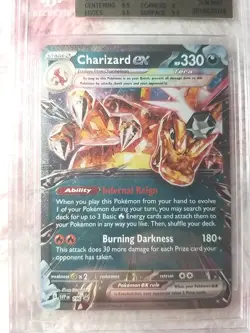 POKEMON CHARIZARD EX #196 BGS 9.5 GEM MINT BLACK STAR PROMO PSA 10 CGC - Image 3