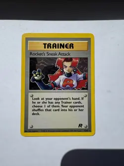 ROCKET'S SNEAK ATTACK 72/82 RARE TEAM ROCKET POKEMON NM - Image 1