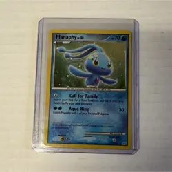 Pokemon TCG Manaphy Holo 4/12 DP Trainer Kit: Manaphy & Lucario 2007 NM - Image 1