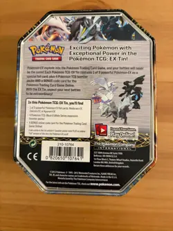 Empty Pokemon TCG Tin - Zekrom - Black & White 2012 - Image 2