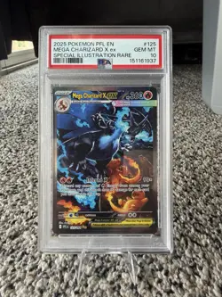 Pokemon 2025 Mega Charizard X ex 125/094 SIR Phantasmal Flames GEM MINT PSA 10 - Image 4