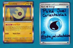 Lunatone MEP 004, Mega Evolution Stamped, Prerelease Pokemon Tcg Promo Mep004 LP - Image 3