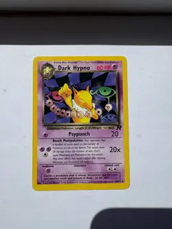 Pokemon TCG Dark Hypno 26/82 Team Rocket WOTC Non Holo Rare NM - Image 1