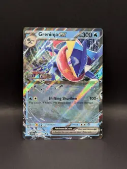 Greninja ex 041/142 STAMPED STELLAR CROWN STAMP PROMO HOLO Pokemon English Foil - Image 1