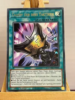 Talent Der Drei Taktiken MAMA-DE090 Ultra Rare Deutsch NM YUGIOH - Image 1