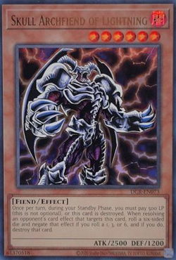 Skull Archfiend of Lightning DCR-EN073 | YuGiOh Dark Crisis: 25th Anniversary - Image 1