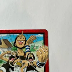 Usopp H13 Carddass Hyper Battle One Piece Bandai 2001 Japanese NM From Japan - Image 4