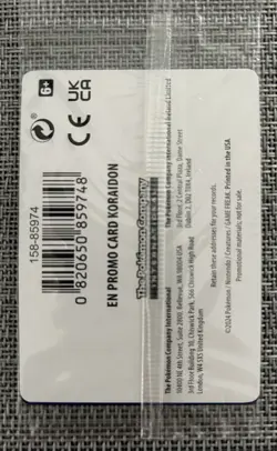 Pokemon - Koraidon - 119/162 - EB Games Stamped Promo - SEALED - Image 2