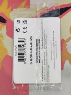 Koraidon 119/162 Sealed Stamped Cosmos Holo EB Games Promo Pokemon TCG - Image 2