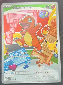 Pokemon TCG Charmander MEP Holo 038 2026 First Partner Illustration Collection - Image 1