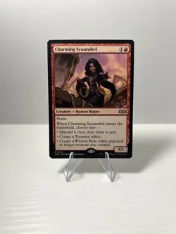 NM Charming Scoundrel, MTG, Wilds of Eldraine, Magic the Gathering, 124 - Image 1
