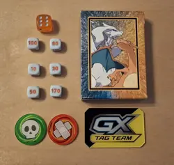 Pokemon TCG League Battle Deck RESHIRAM & CHARIZARD GX Tag Team (60 Cards VG) - Image 1