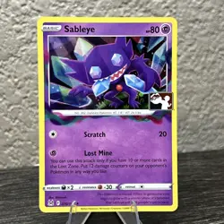 Pokemon Card - Sableye - HOLO Prize Pack Series Promo (070/196) Lost Origin NM - Image 1