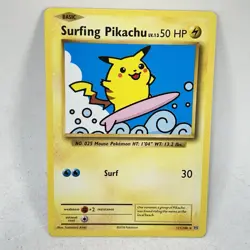 Pokemon TCG Surfing Pikachu XY Evolutions 111/108 Regular Secret Rare - Image 1