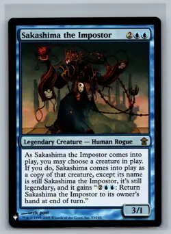 Magic The Gathering The List Reprints Sakashima the Impostor #53/165 MTG TCG CCG - Image 1
