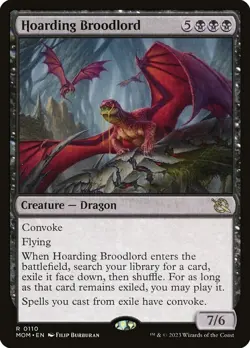 MTG - Hoarding Broodlord - March of the Machine - X1 - (NM) - - Image 1