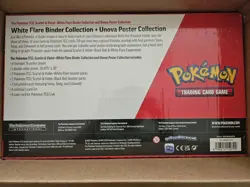 Pokemon TCG Scarlet and Violet Black Bolt White Flare Binder Collection Sealed - Image 2