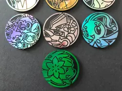 10 X Pokemon Coins Coin Tokens Shiny Raikou Suicune Entei Hoopa Groudon Shaymin - Image 2