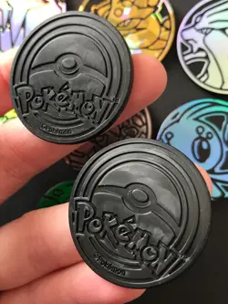 10 X Pokemon Coins Coin Tokens Shiny Raikou Suicune Entei Hoopa Groudon Shaymin - Image 5