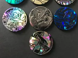10 X Pokemon Coins Coin Tokens Shiny Dragonite Primal Rayquaza Lugia Lucario - Image 2