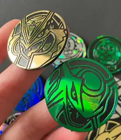 10 X Pokemon Coins Coin Tokens Shiny Mega Rayquaza Pikachu Lucario Lugia Genesec - Image 4