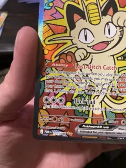 Pokemon Perfect Order Meowth EX 121/088 Holo, NM - Image 4