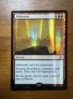 MTG Magic the Gathering Obliterate Card FTV Lore, LP Foil - Image 1