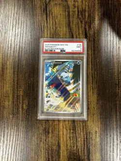 Pokemon Oshawott Illustration Rare White Flare 105/086 PSA 9 - Image 1